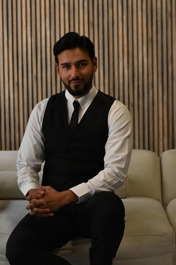 Corbata Unisex Negra | Uniforme para Meseros