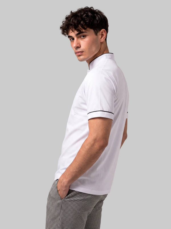 Combo Camisa Antifluido Blanca y Pantalón Antifluido Gallineto Hombre | Uniforme Profesional
