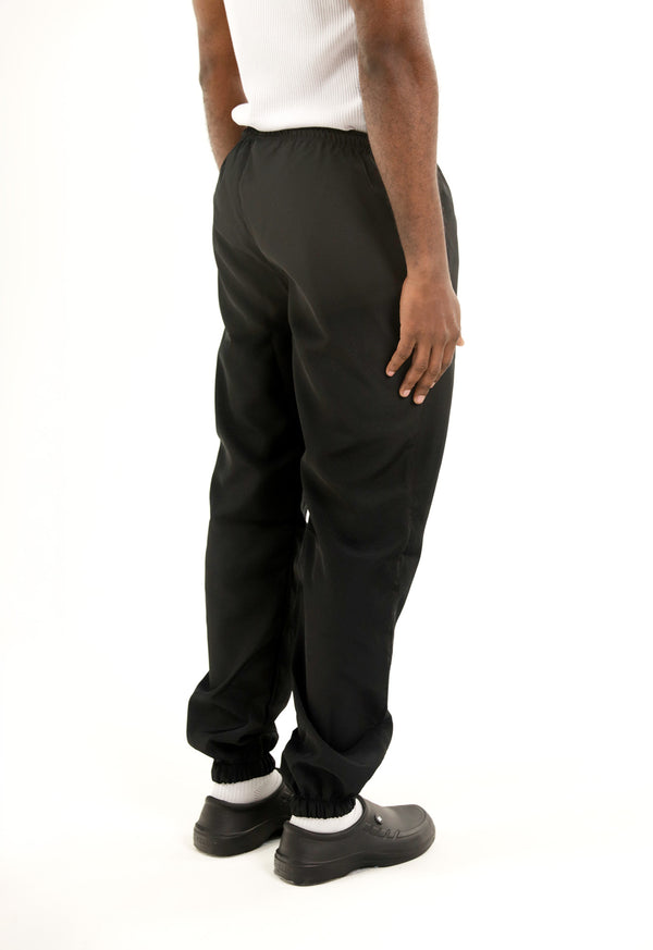 Pantalón Antifluido Jogger Negro | Uniforme Cocina