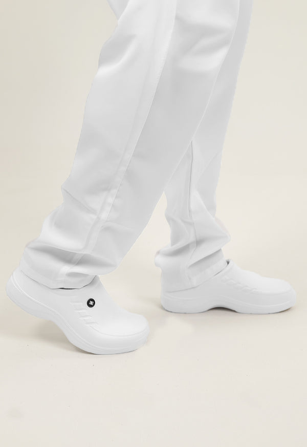Calzado Evacol sin Tira Blanco Unisex | Antideslizante Cocina
