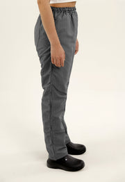 Pantalón Antifluido Bota Recta Rayas | Uniforme Cocina
