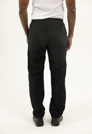 Pantalón Antifluido Bota Recta Negro | Uniforme Cocina