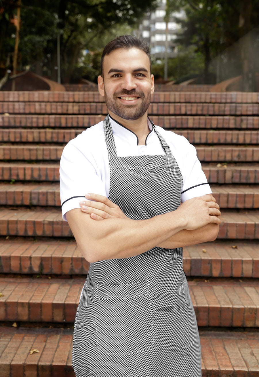 Delantal Peto Antifluido Gallineto | Uniforme Cocina