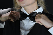 Corbatín Unisex Negro | Uniforme para Meseros