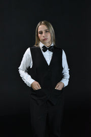 Corbatín Unisex Negro | Uniforme para Meseros