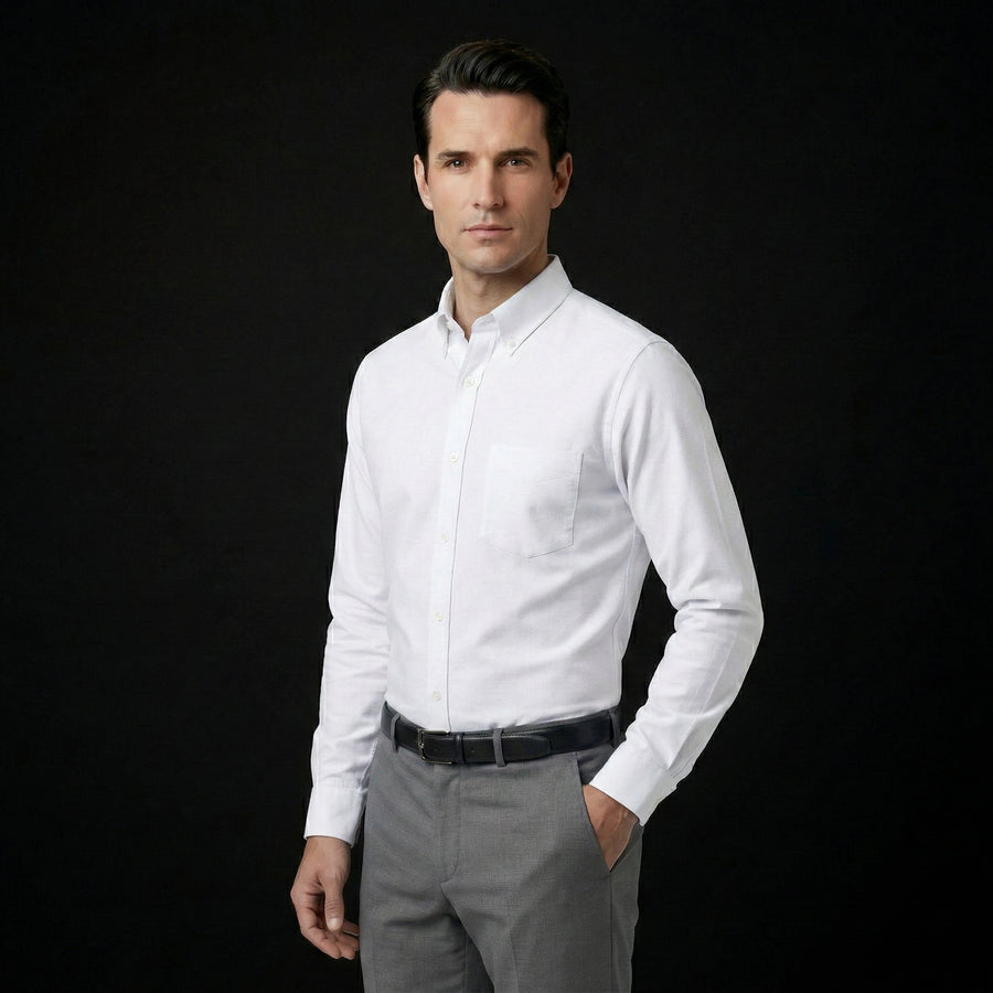 Camisa Formal Manga Larga Hombre | Uniforme para Meseros