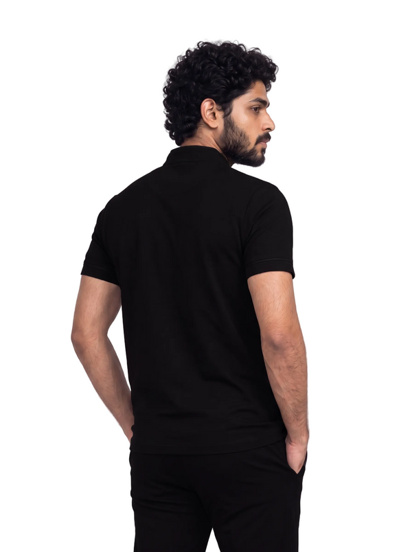 Combo Camisa Antifluido Negra y Pantalón Antifluido Negro Hombre | Uniforme Profesional