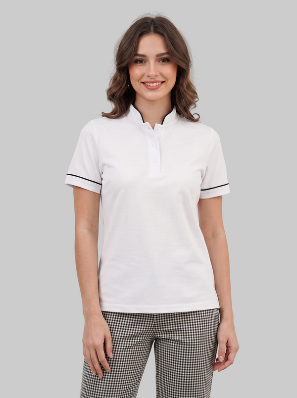 Combo Camisa Antifluido Blanca y Pantalón Antifluido Gallineto Mujer | Uniforme Profesional