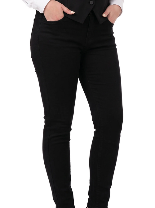Pantalón en Jean Negro Mujer | Uniforme Cocina