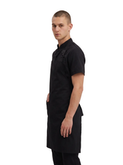 Combo Camisa Antifluido Negra, Pantalón Antifluido Negro y Delantal Antifluido Hombre | Uniforme Profesional