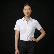 Camisa Formal Manga Corta Mujer | Uniforme para Meseros