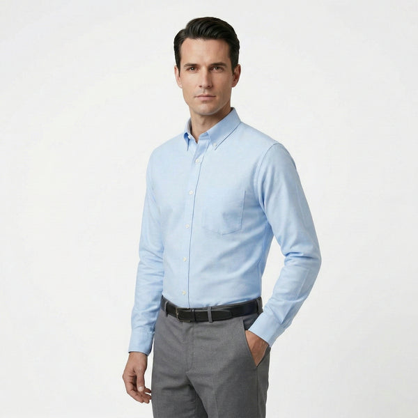 Camisa Formal Manga Larga Hombre | Uniforme para Meseros