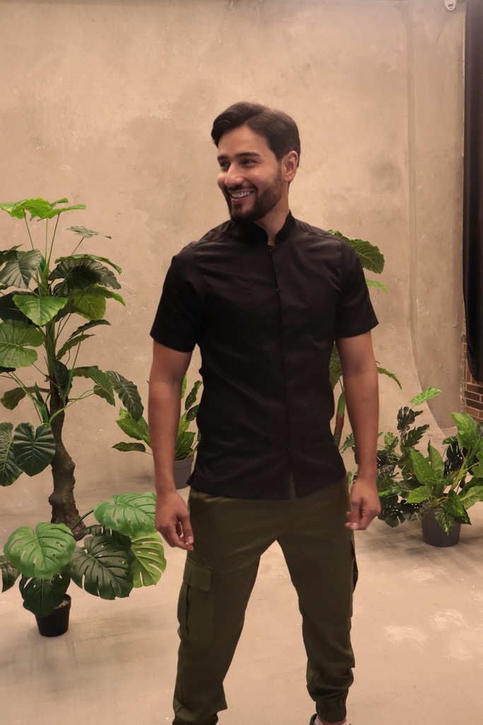 202 Camisa Chef Blanca Unisex