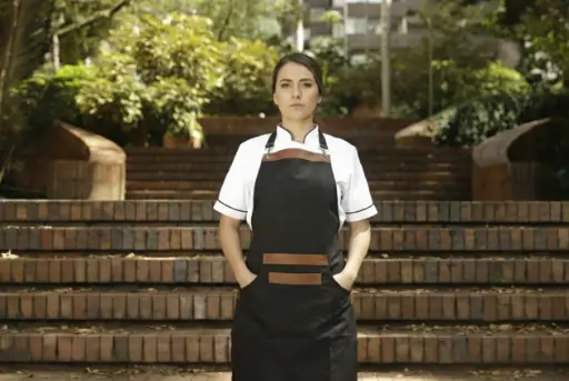 [403] 403 Delantal Dril Cuerina 