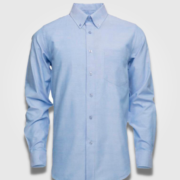 Camisa Hombre Oxford Azul