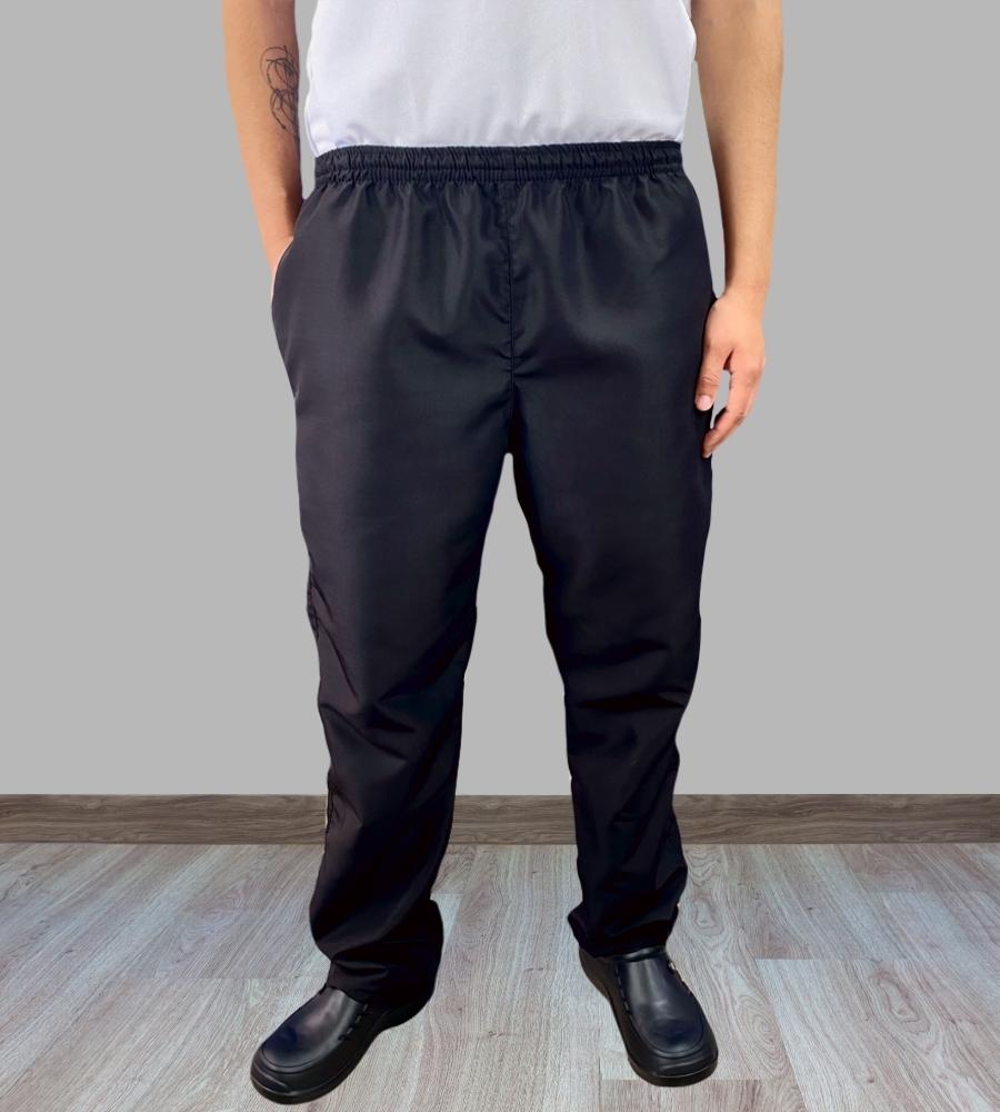 Pantalón Hombre Antifluido Negro - Uniformes Flash